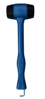 Berger Zelthammer mit Heringsauszieher blau