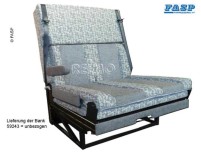 Sitz-Schlafbank, eine seitl. Armlehne, 3-Punkt-Gur te, Bett:1700x1000mm