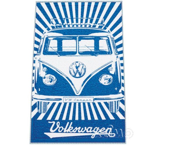 VW Collection Bulli-Strandtuch blau