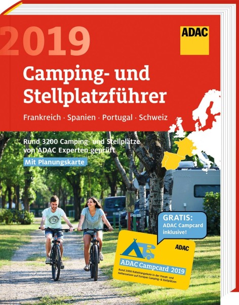 Guide des campings et des emplacements de l'ADAC - Europe du Sud-Ouest