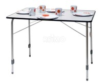 Table de camping Bergamo 4 deluxe 100x68cm liner gr au