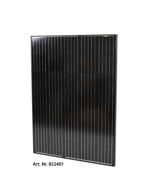 Panneau solaire 120 Watt tout noir, 1450x545x35mm, monocristallin