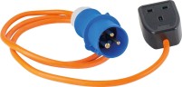 CEE-Adapterleitung CEE-Stecker 3-polig auf GB-Kupplung 1,5 m