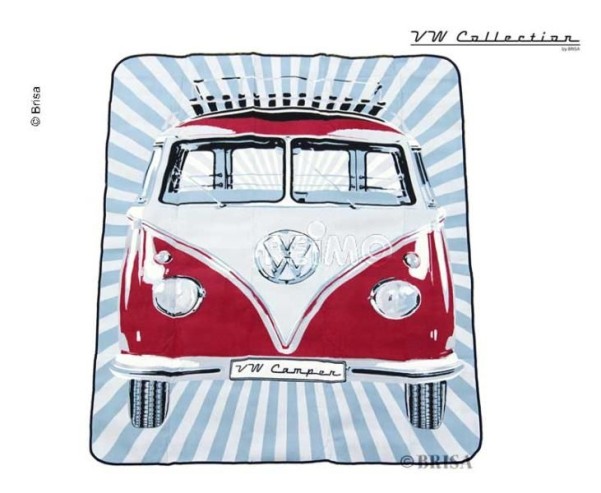 VW Collection Bulli-Picknickdecke, 2x1,5m, wassera bweisende Rückseite