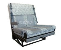 Sitz-Schlafbank, eine seitl. Armlehne, 3-Punkt-Gur te, Bett:1870x1000mm