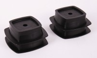 Stützfüsse-Set, 4 Stück, schwarz, verwendbar mit Ar tikel 91195