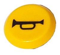 Pneutron Emblem "Horn gelb"