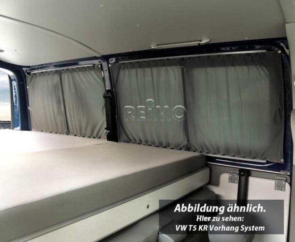 VWT5 Système de rideau KR gris, opaque, pour le recouvrement de panneaux (production)