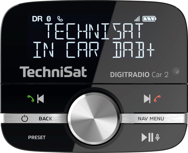 TechniSat DAB+ Digitradio Car 2 Autoradio mit Bluetooth- und Freisprechfunktion