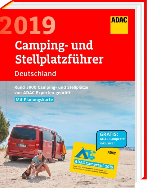 Guide des campings et des emplacements de l'ADAC Allemagne 201
