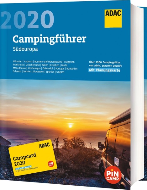 ADAC Camping Guide Southern Europe 2020 incl. Campcard
