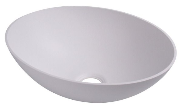 Waschbecken oval weiss, Mass: 350x256mm H135mm
