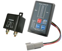 Batterietrennrelais-Set 12V mit Monitor