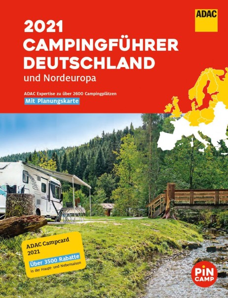 ADAC Campingführer Deutschland / Nordeuropa 2021 inkl. Campcard