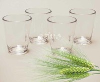 Kunststoff Gläser Schnaps 4er-Set 50ml stapelbar P olycarbonat