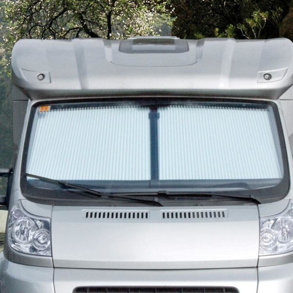 Remis REMIfront IV Verdunkelungssystem Frontscheibe Fiat Ducato ab 2006 - Front Ducato 2006 grau