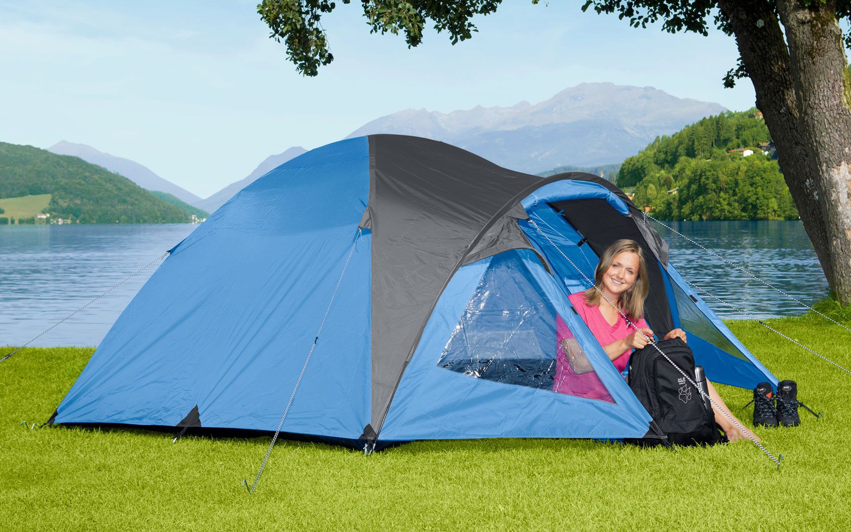 Lampe de tente de camping Berger à LED - Accessoires de camping