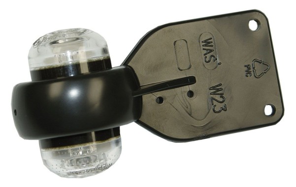WAS - LED-Umrissleuchte rt/ws 12/24V mit 3m Kabel