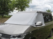 Thermoschutz Fahrerhausscheibe VW T4, mit Klettver schluss
