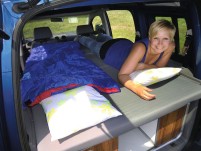 VW Caddy KR Bett Active Fertigteil mit Polster ab  10/03 inkl.Rohrrahme