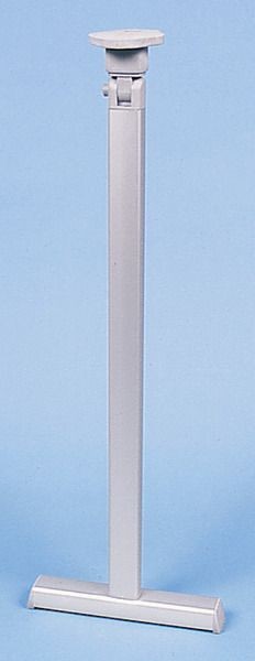 Klapptischfuss silber mit T-Fuss - Höhe 720 mm Gelen k oben