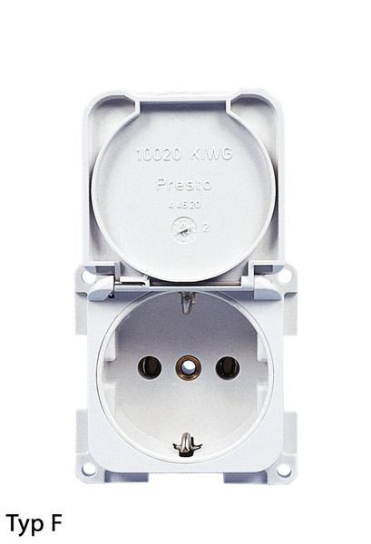 230V plug-in silverSB