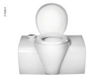 Toilette d'appoint C503-L électrique, blanc gauche