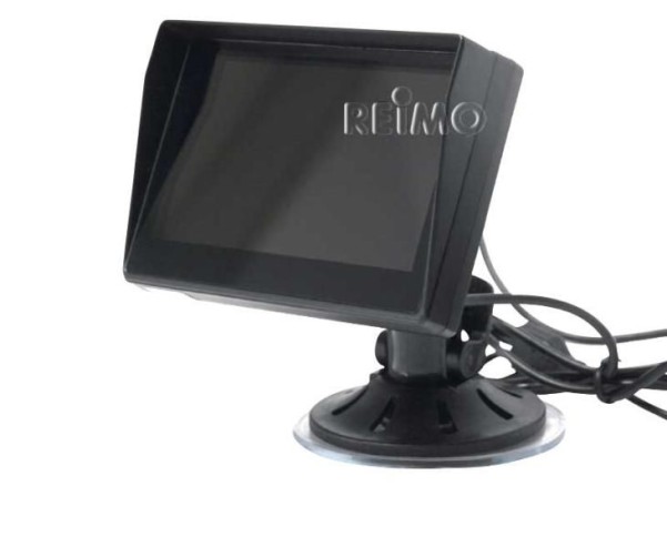 Easy View 4" LCD Monitor mit 2 Eingängen, 12V DC