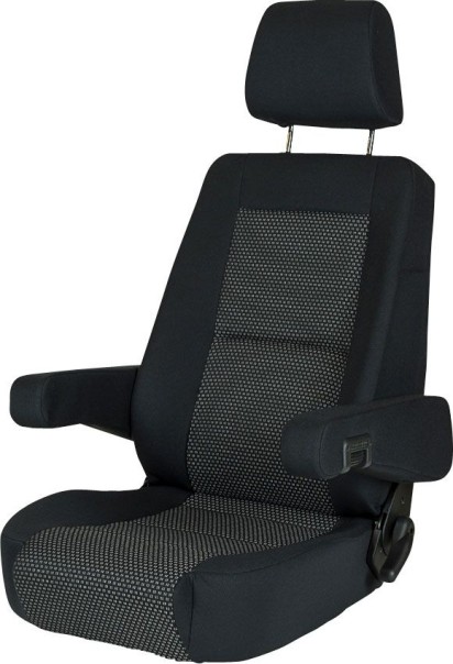 Sportscraft Sitz S6.1 Ara schwarz mit Lordosenstütze