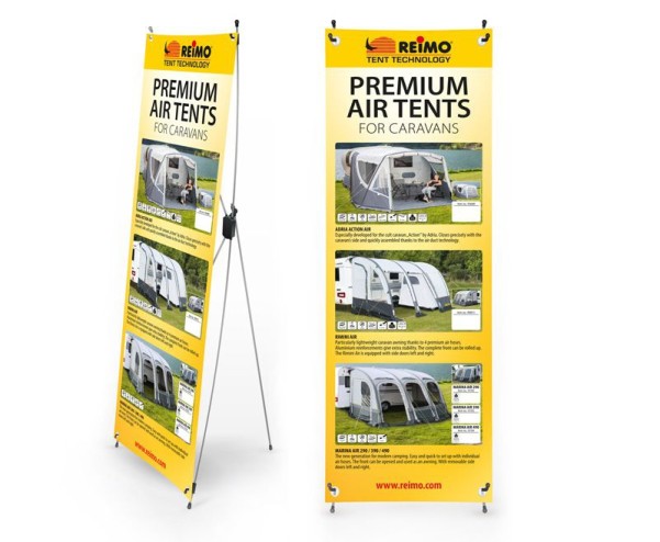Tent Tec. X-Banner Luftzelte für Caravans Englisch , Grösse: 600x1800mm