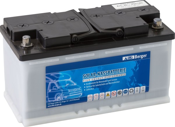 Berger Solar-Nassbatterie 12 V / 110 Ah