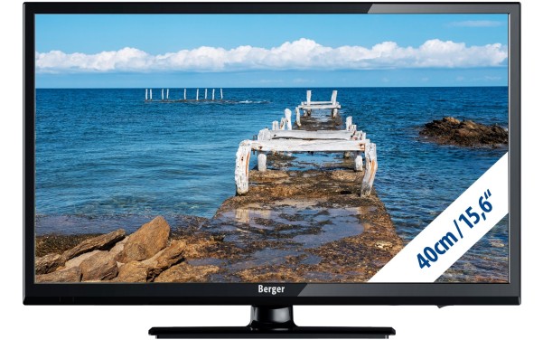 Berger Camping TV LED Fernseher 15,6 Zoll