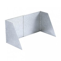 Pare-brise en aluminium 32cm 32 cm