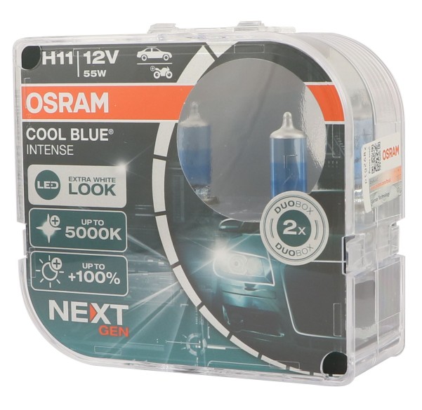 2 x Osram COOL BLUE Intense H11 12 V 55 W