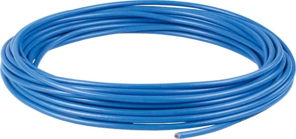 Flexible PVC-Aderleitung Blau 6 mm² Länge 5 m