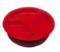 Einlassdeckel rot Ø150mm