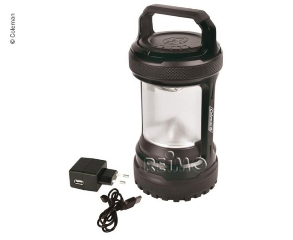 Lampe de camping Twist+ 300 noire avec technologie de verrouillage de la batterie