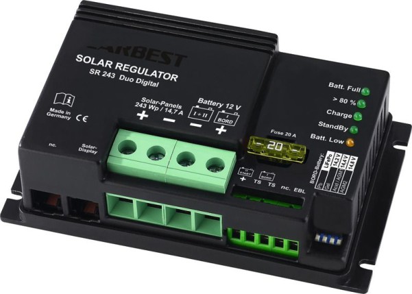 Carbest Solar-Regler SR243 Duo Digital 242Wp