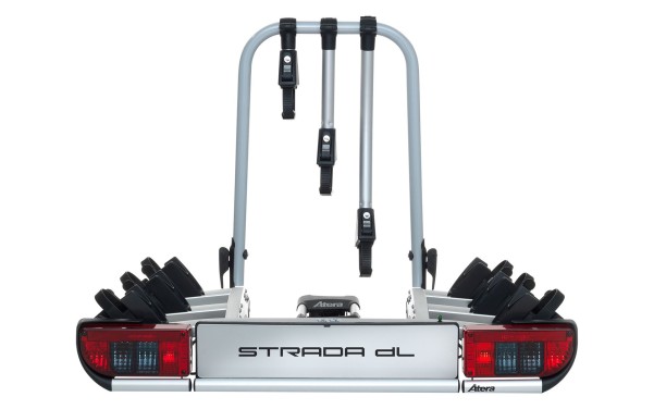 Porte-bagages arrière Strada DL3 pour attelage de remorque pliable pour 3 vélos