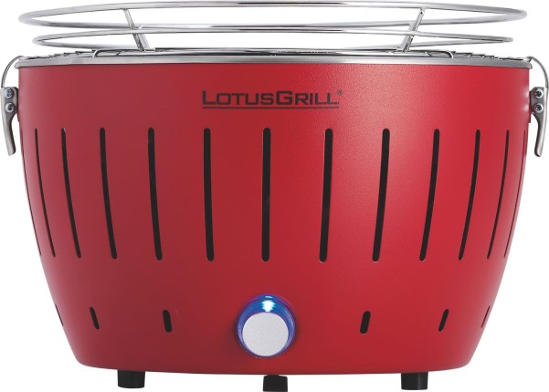 LotusGrill S Charcoal / Table Grill avec sac de transport Fire Red