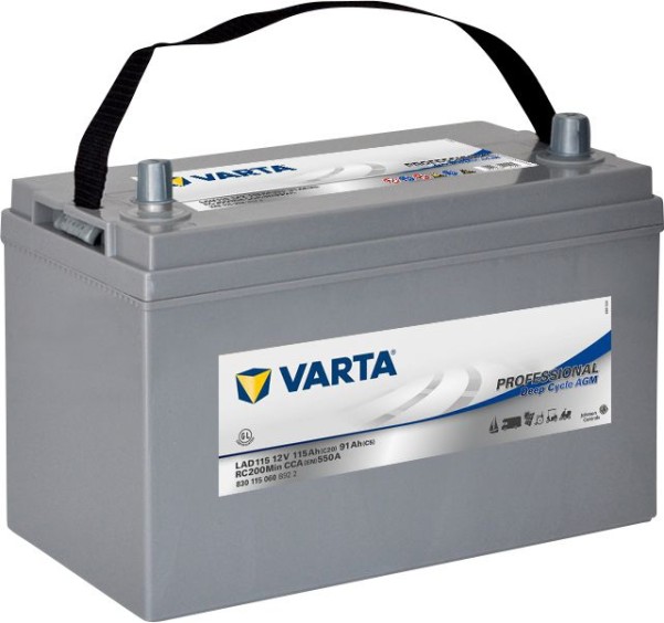 Varta Professional Deep Cycle AGM Nass-Batterie 12 V / 115 Ah