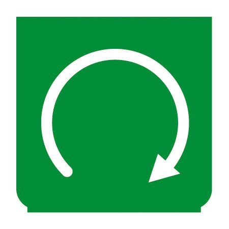 Emblem - Motor Start grün