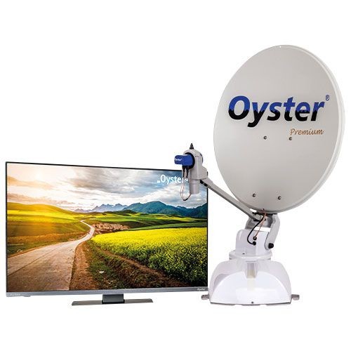 Système satellite Oyster 85 Premium TWIN + TV 19 pouces