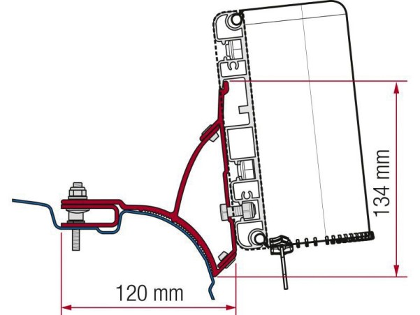 Adapter Kit Compass für VW Transporter/Multivan ab 2003
