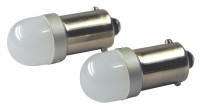 2x LED-Lampen 360° 12V weiss