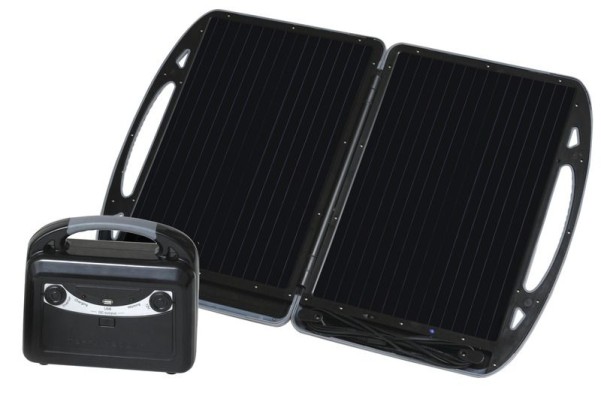 Carbest mobiler Solargenerator mit 13W Modul und A kku 12V/7A