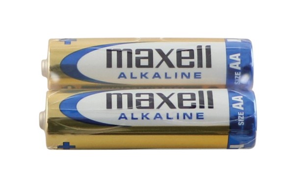 AA - Maxell Alkaline Batterien, Blister mit 2 Stk.