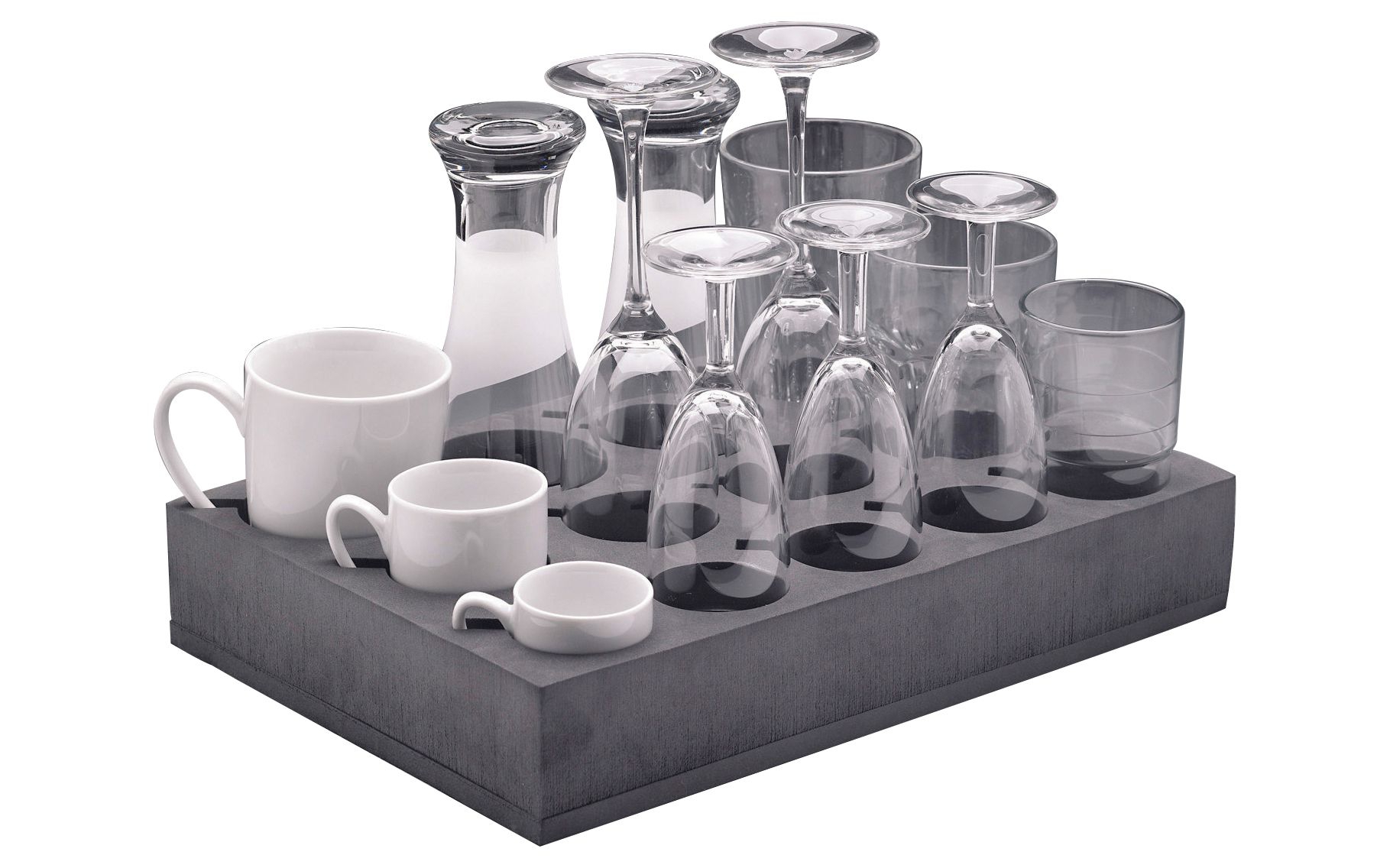 Universal Glas- und Tassenhalter für bis zu 12 Gläser/Tassen