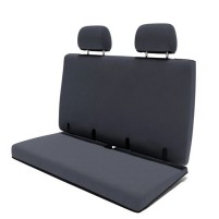 DRIVE DRESSY Rückbank- und Sitzbezug Set für VW T6/6.1 California Beach 3-Sitzer in grau/dark-grey