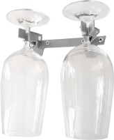 Doppelhalter Standard für 2 Gläser - Doppelhalter Standard, grau